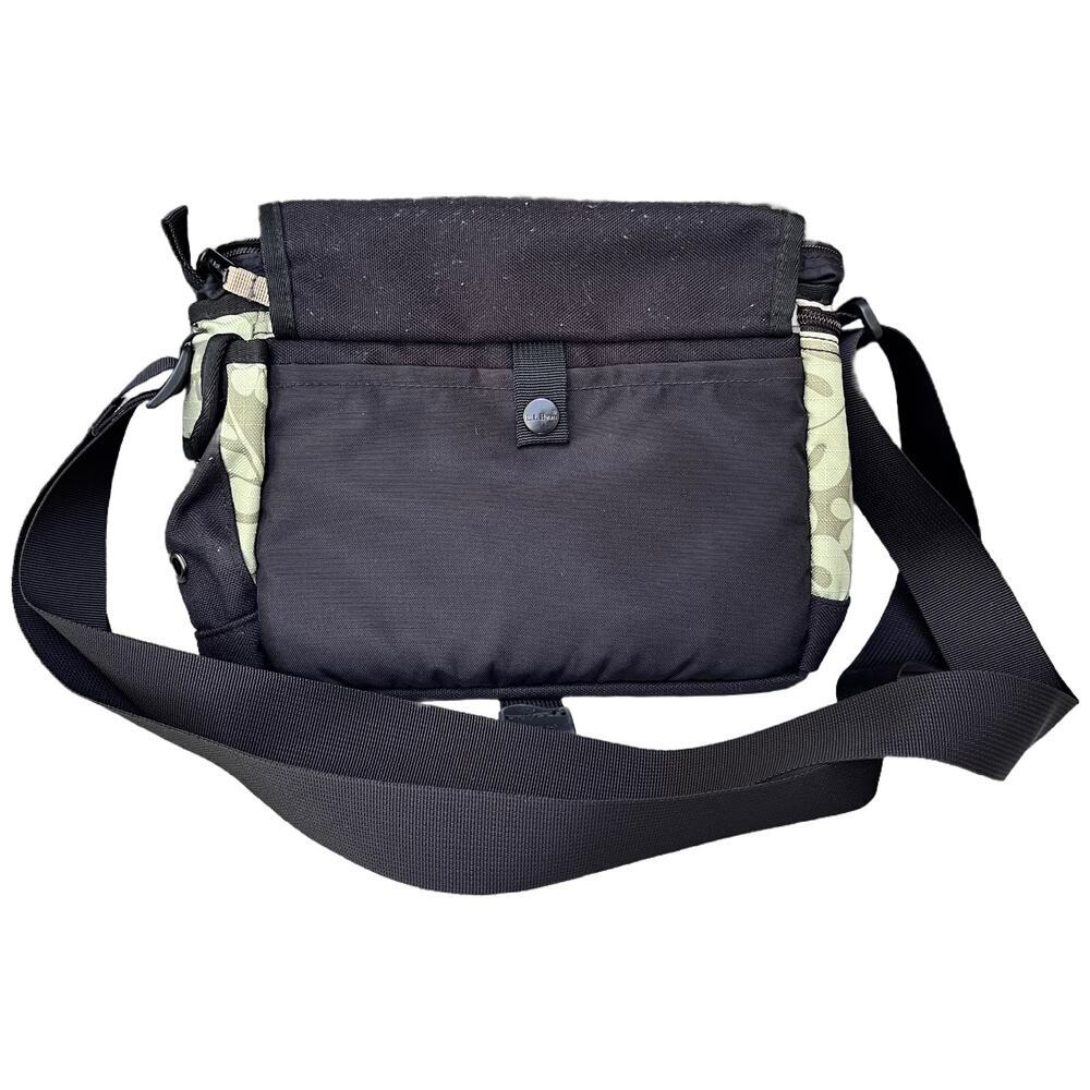 L.L. Bean Green Floral Adjustable Strap Crossbody Travel Bag - Picture 3 of 10